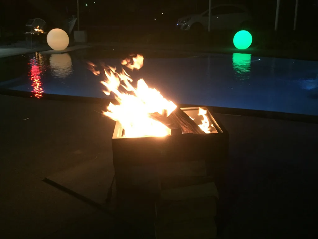 Brasero extérieur en Isère(38)