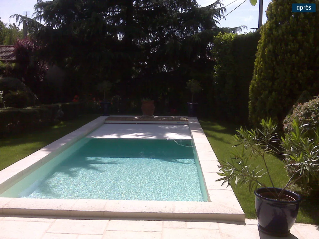 Rénovation d'une piscine extérieure en Isère (38)