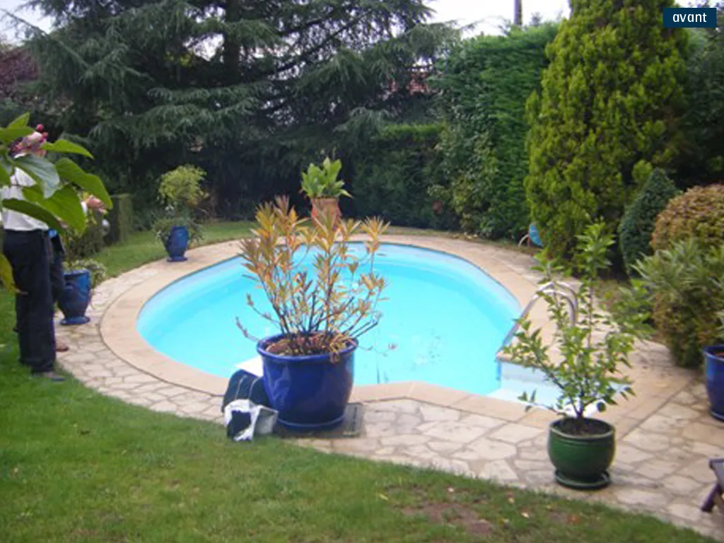 Rénovation d'une piscine extérieure en Isère (38)