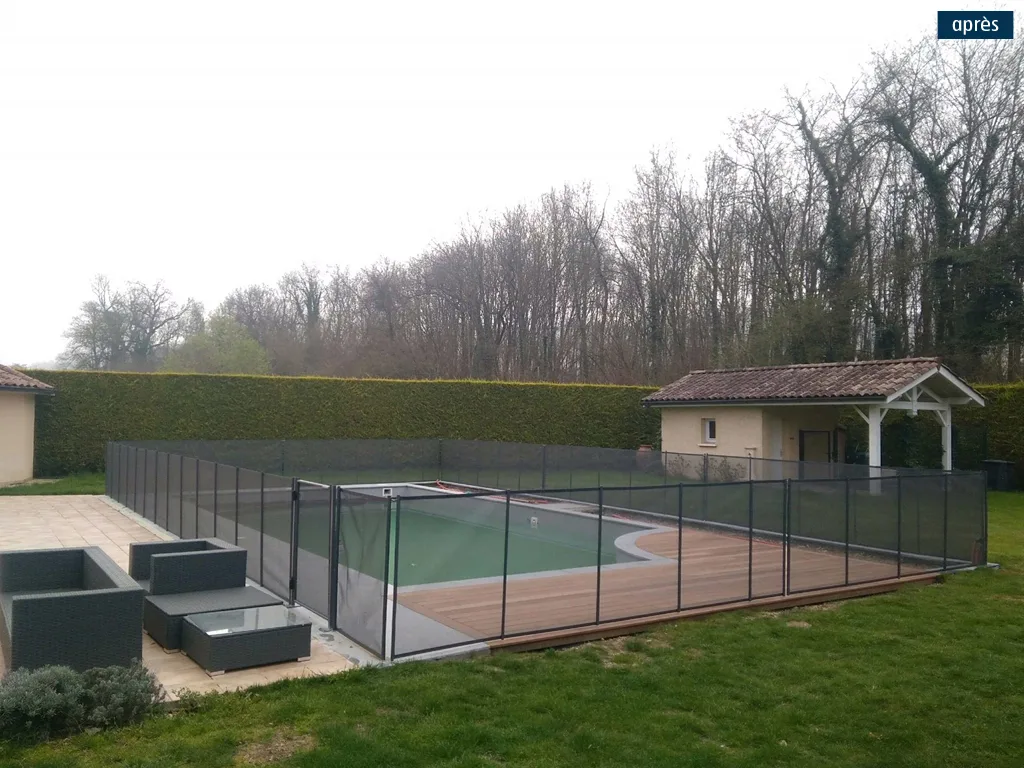 Rénovation d'une piscine extérieure en Isère (38)
