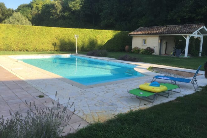 Rénovation d'une piscine extérieure en Isère (38)