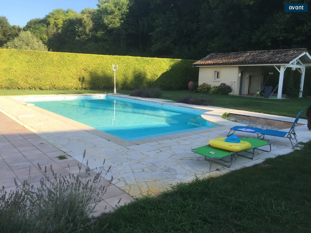 Rénovation d'une piscine extérieure en Isère (38)