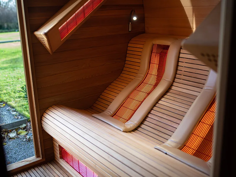Sauna : intérieur, extérieur, standard, sur mesure