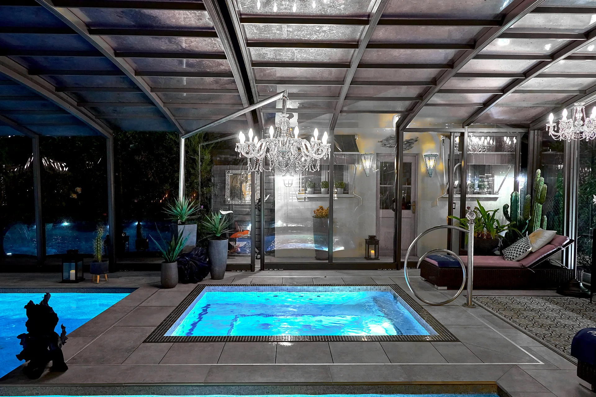 Un spa contemporain aux lignes épurées