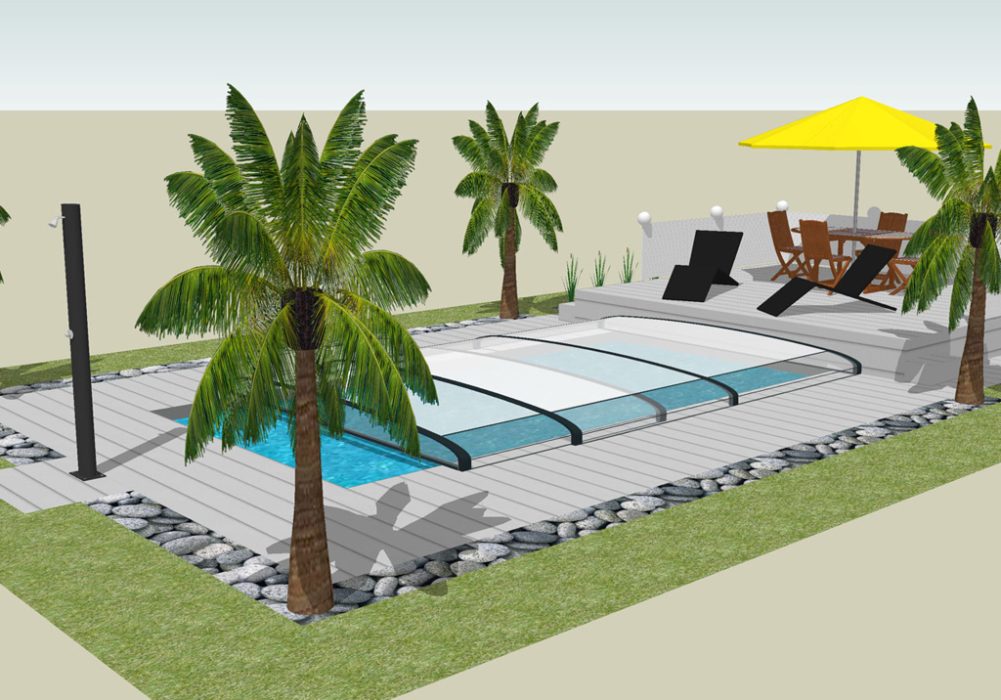 Plan d'une piscine - Réalisation Piscine Week-End