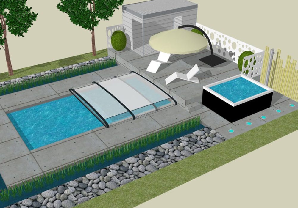 Plan d'une piscine - Réalisation Piscine Week-End