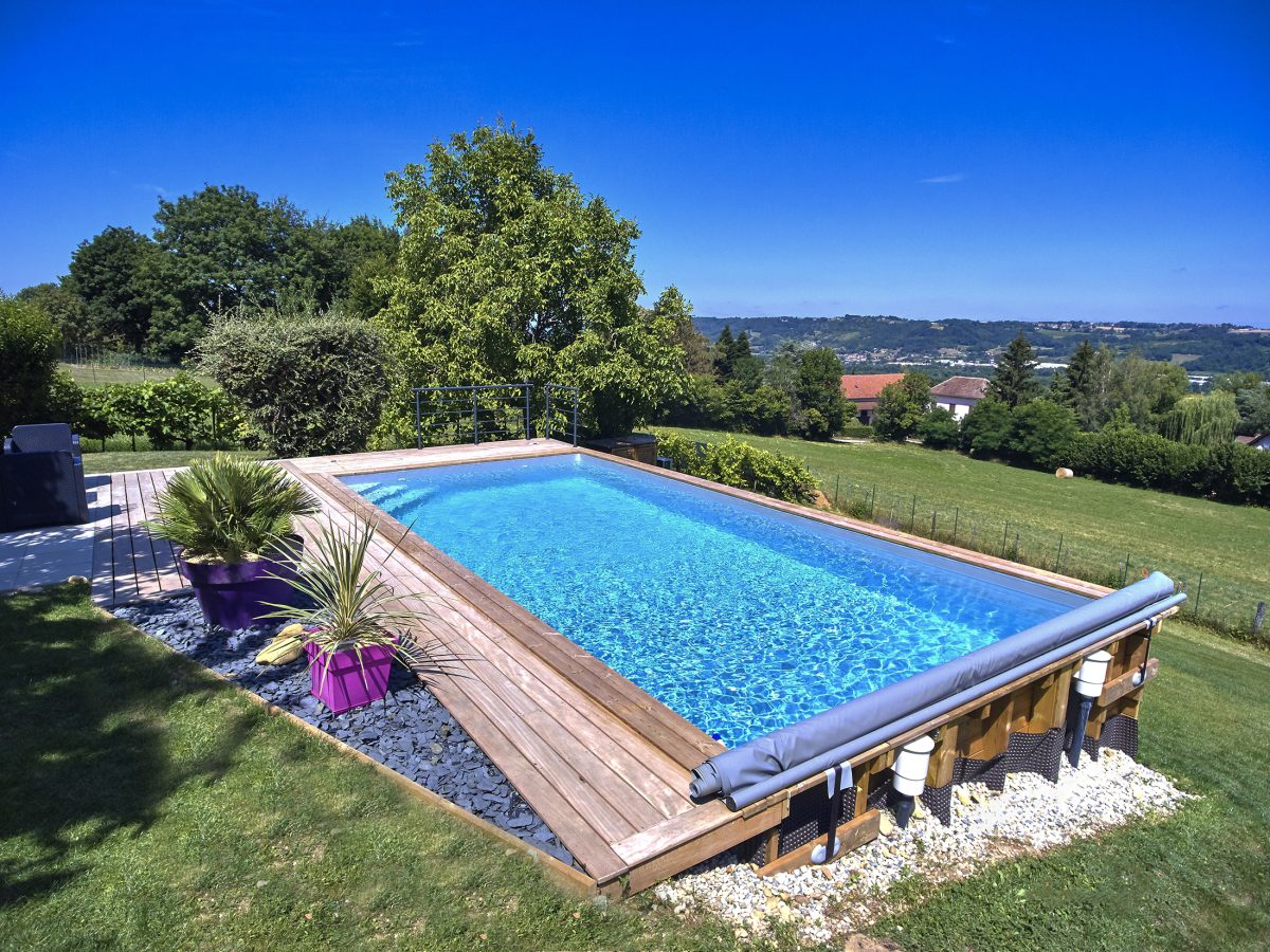 Piscine hors-sol en bois