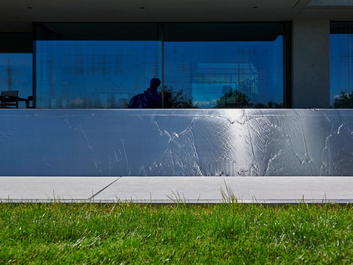 Piscine en inox à débordement