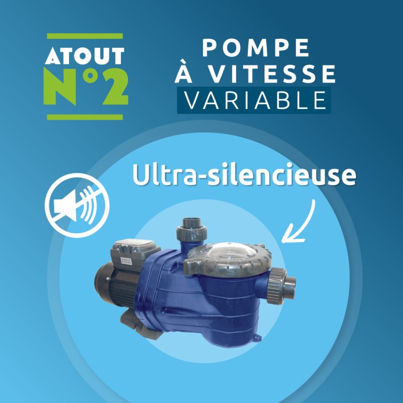 Ultra-silencieuse : la pompe à vitesse variable